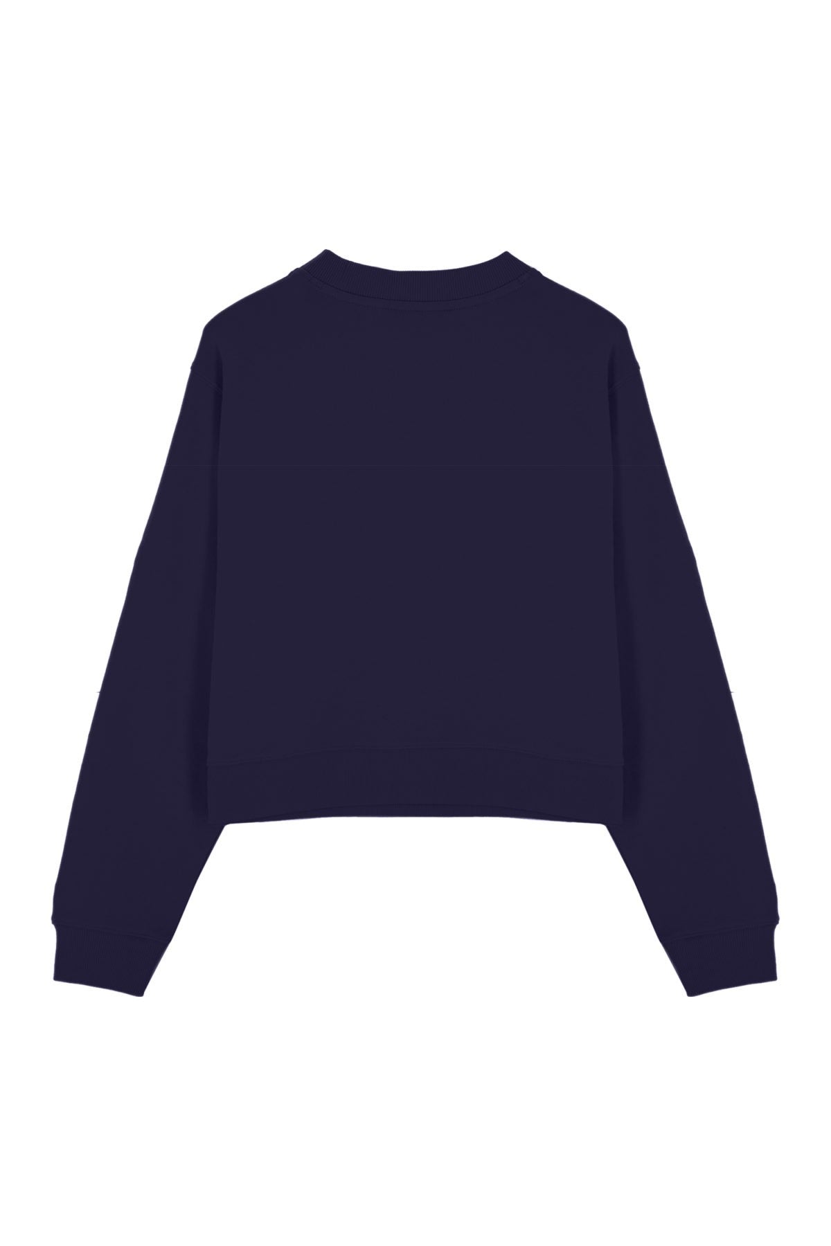 Cotton Crewneck Sweatshirt - Dark Navy