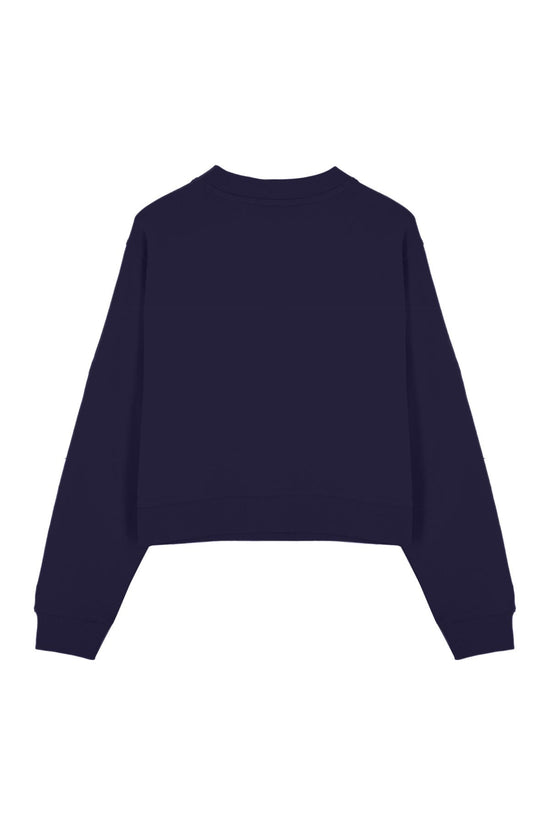 Cotton Crewneck Sweatshirt - Dark Navy