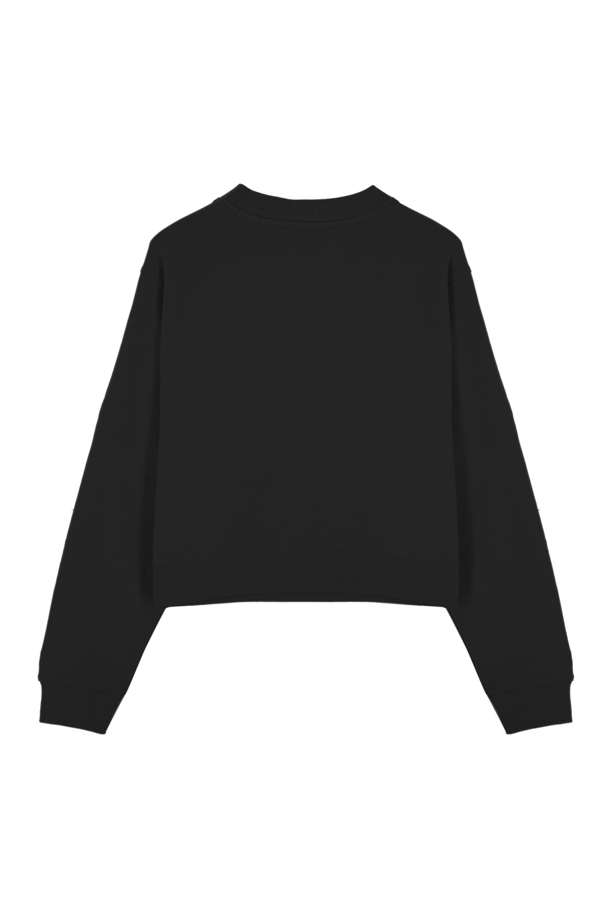 Bisiklet Yaka Sweatshirt - Siyah