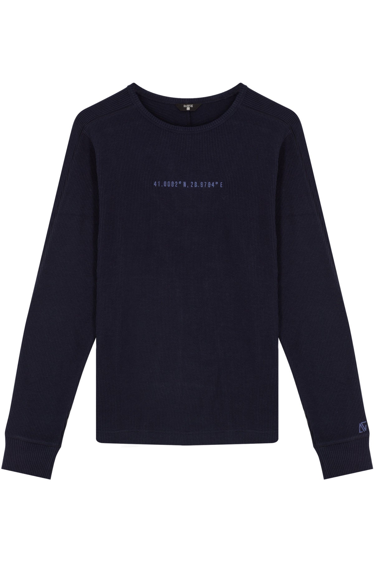 Waffle Sweatshirt - Dark Navy