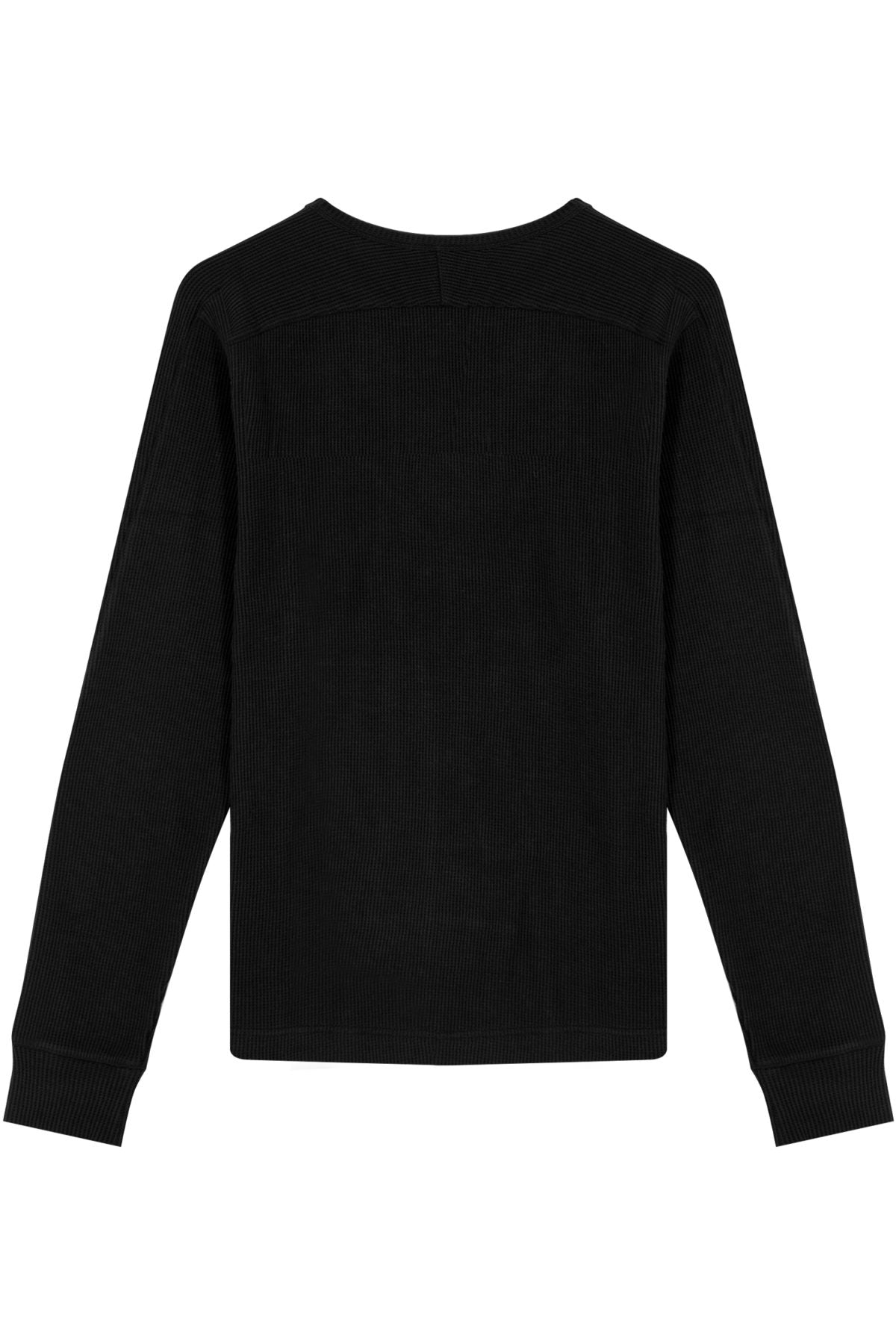 Waffle Sweatshirt - Black