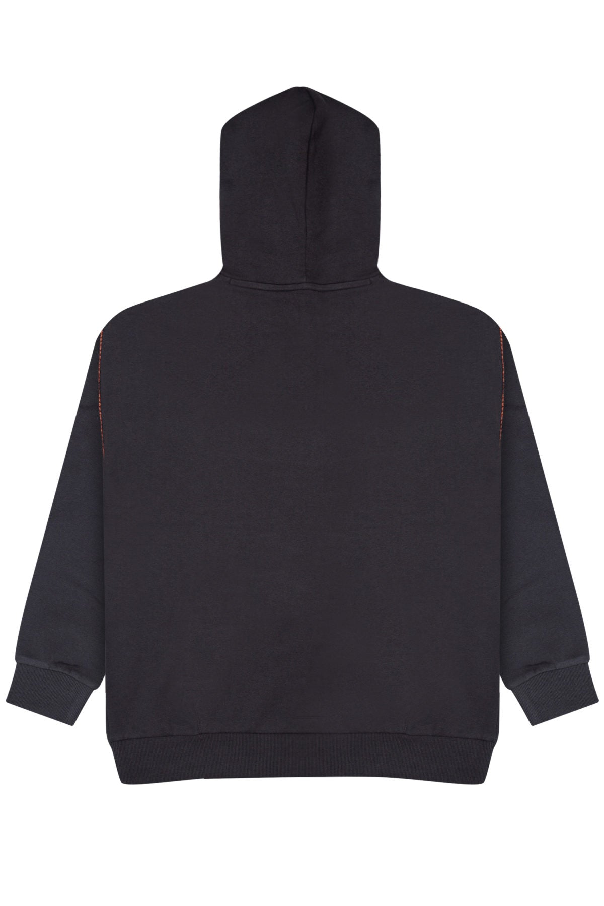Cotton Hoodie - Orange Stitch