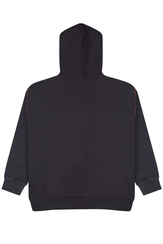 Cotton Hoodie - Orange Stitch