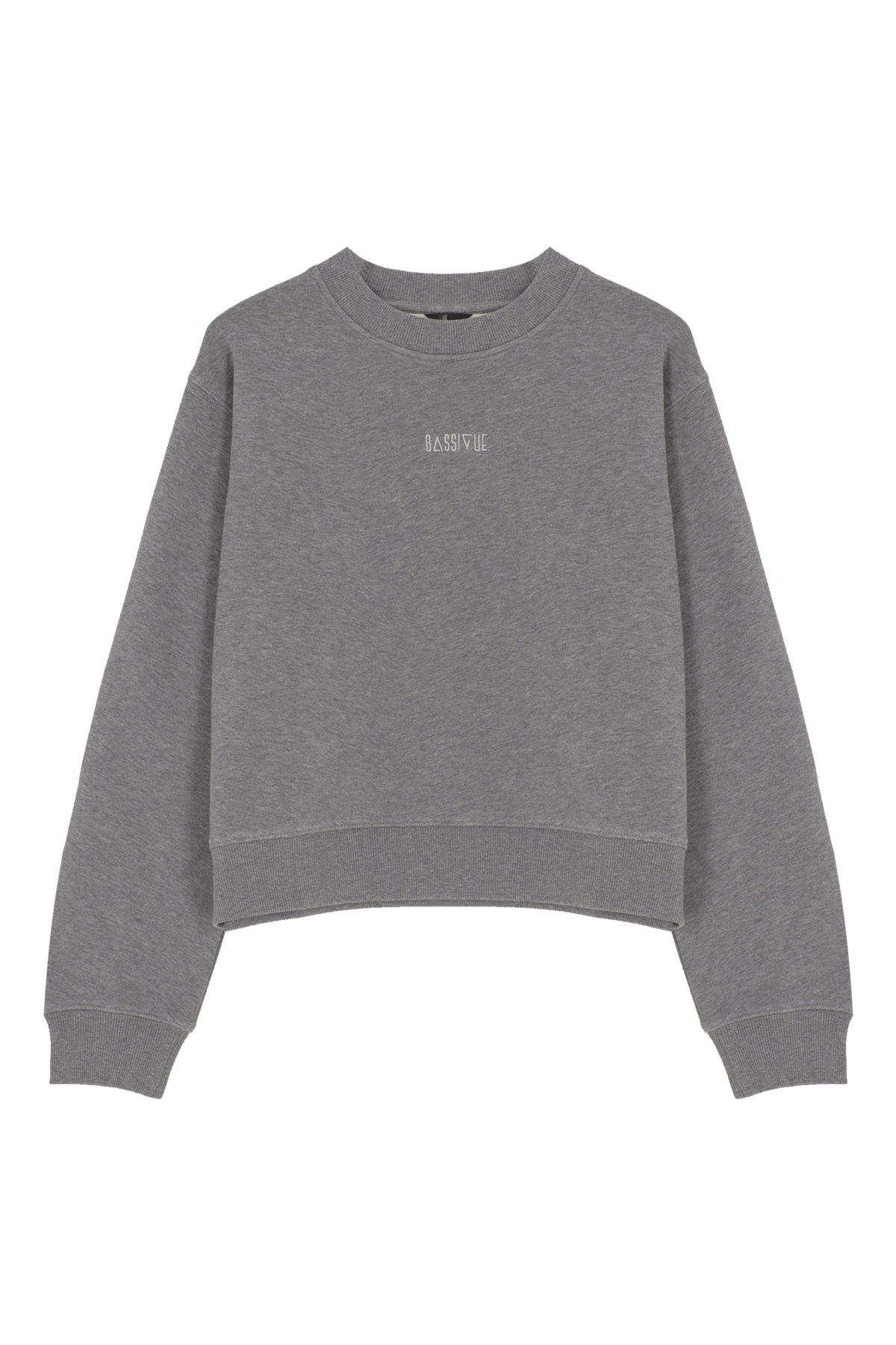 Cotton Crewneck Sweatshirt - Grey