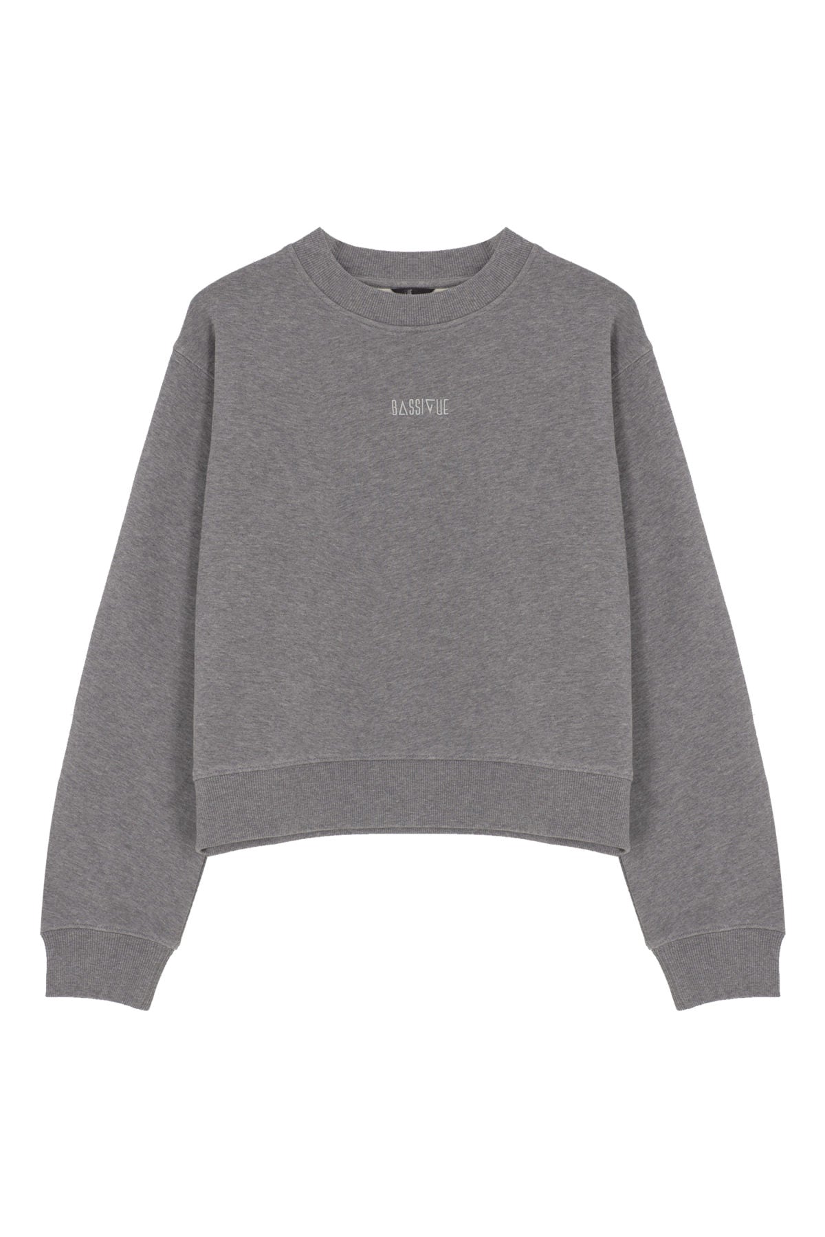 Cotton Crewneck Sweatshirt - Grey
