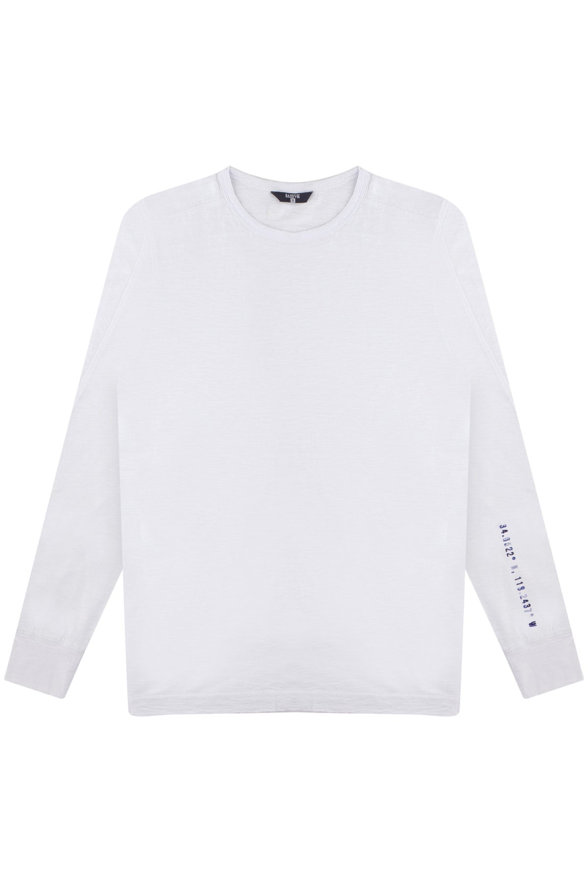 Cotton Long Sleeve T-Shirt - White