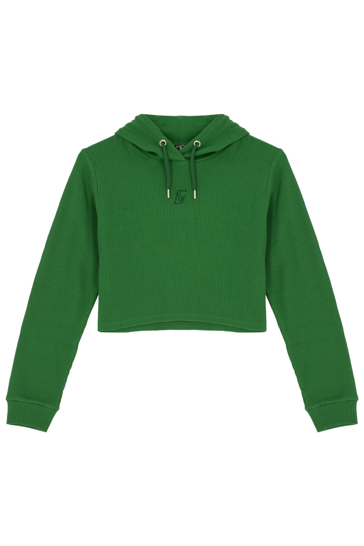 Waffle Hoodie - Verdant Green