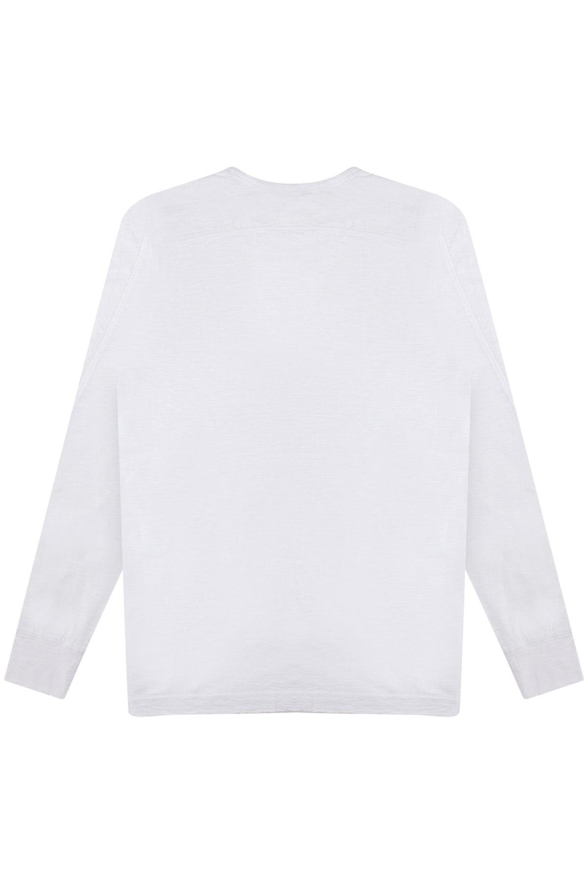 Cotton Long Sleeve T-Shirt - White