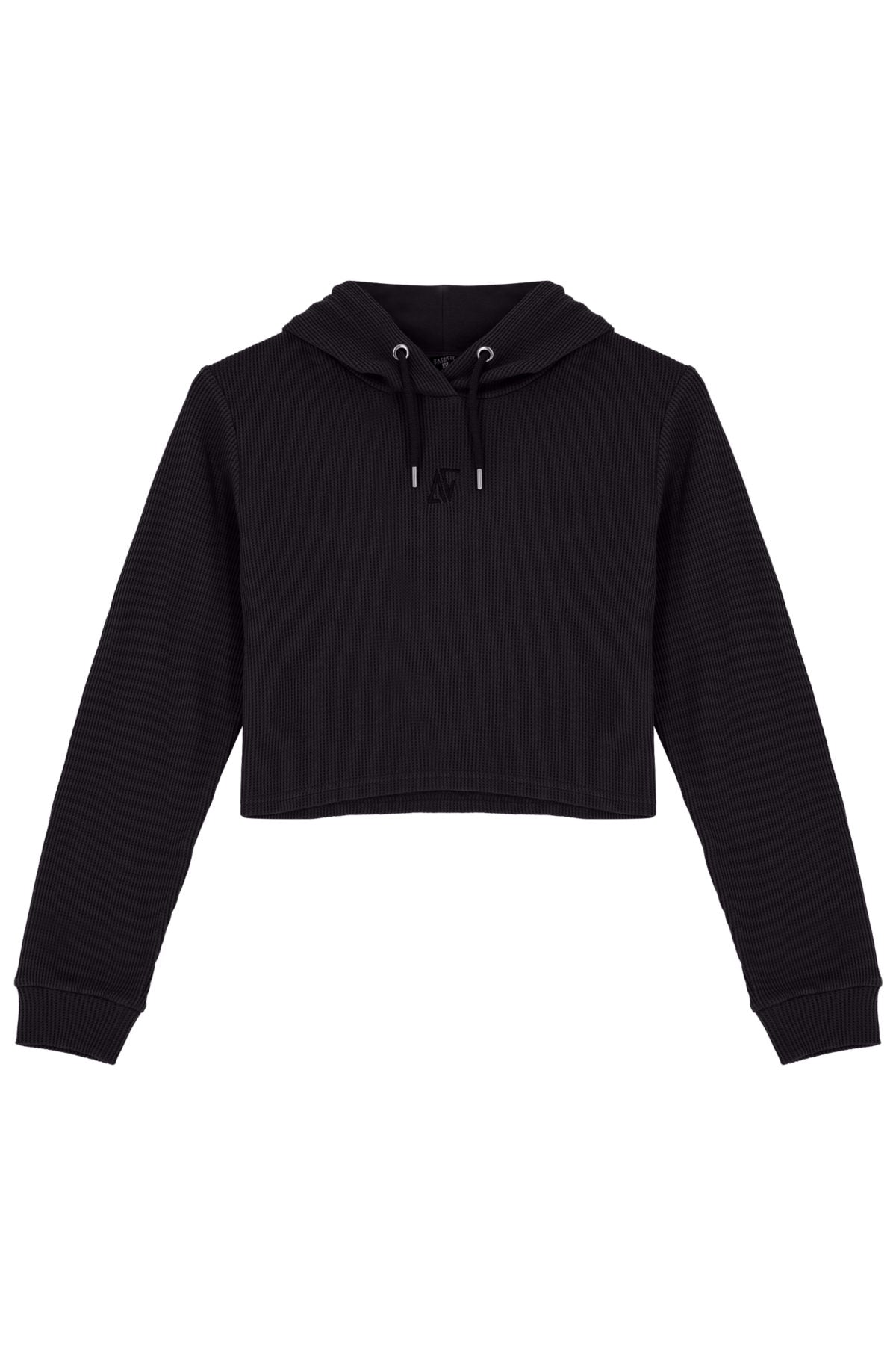 Waffle Hoodie - Black