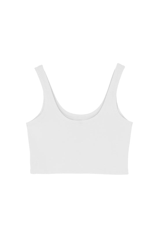 Cotton Tank Top - Eggshell