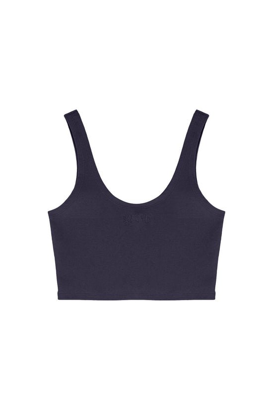 Cotton Tank Top - Dark Navy
