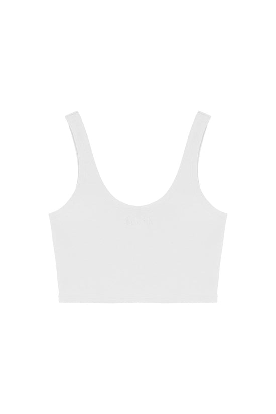 Cotton Tank Top - Eggshell