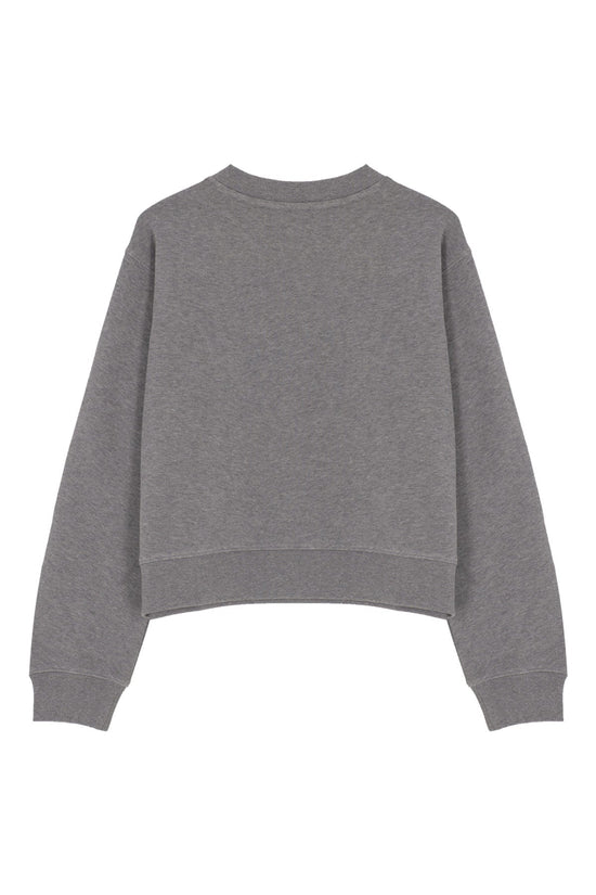 Bisiklet Yaka Sweatshirt - Gri