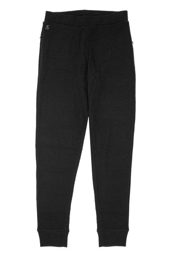 Waffle Sweatpants - Black