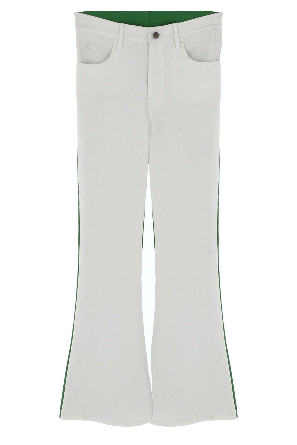 Flare Jean Sweatpants - Verdant White