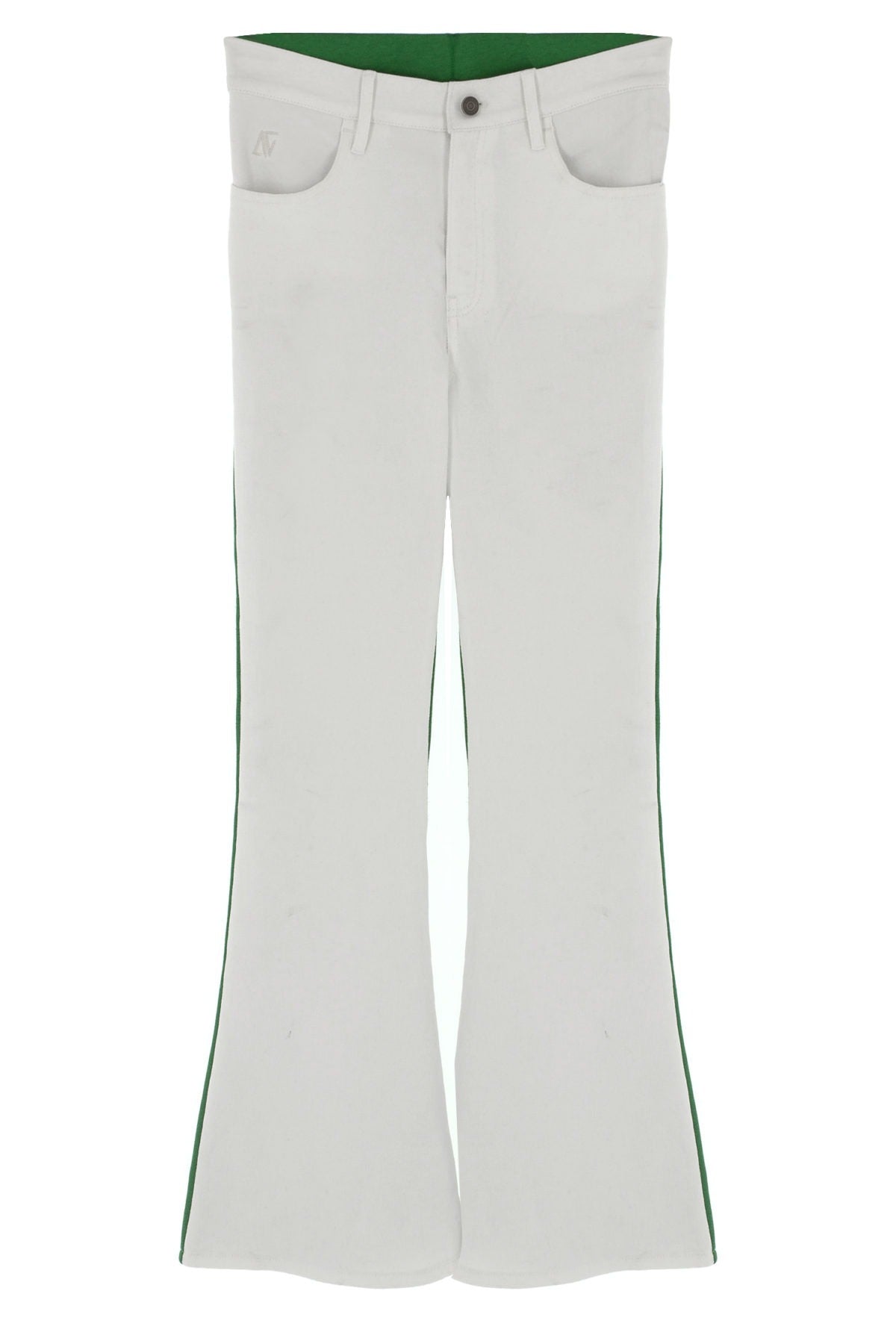 Load image into Gallery viewer, Flare Jean Sweatpants - Verdant White
