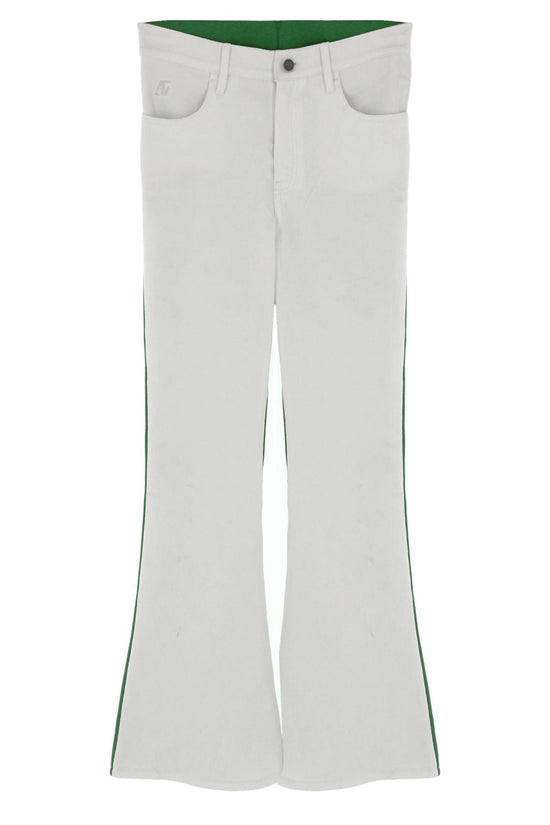 Flare Jean Sweatpants - Verdant White