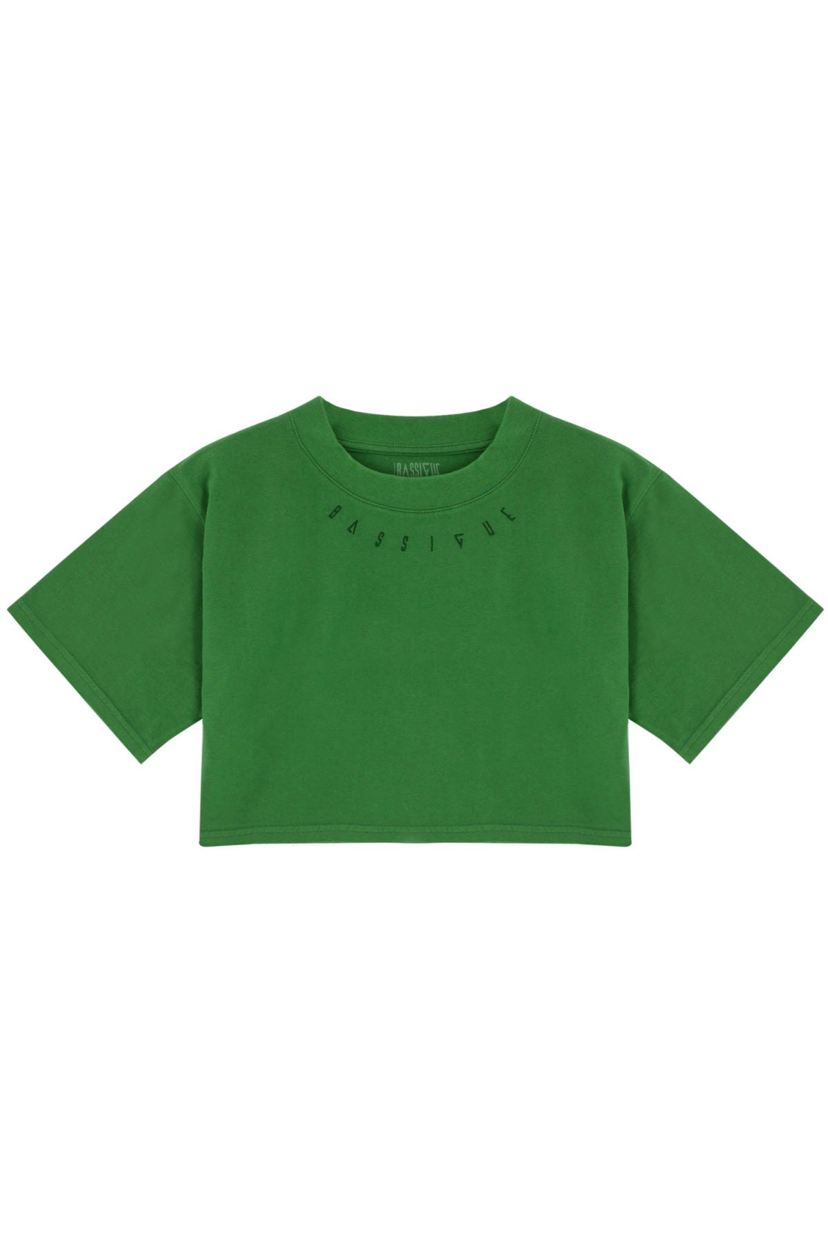 High Density Crop T-shirt - Verdant Green