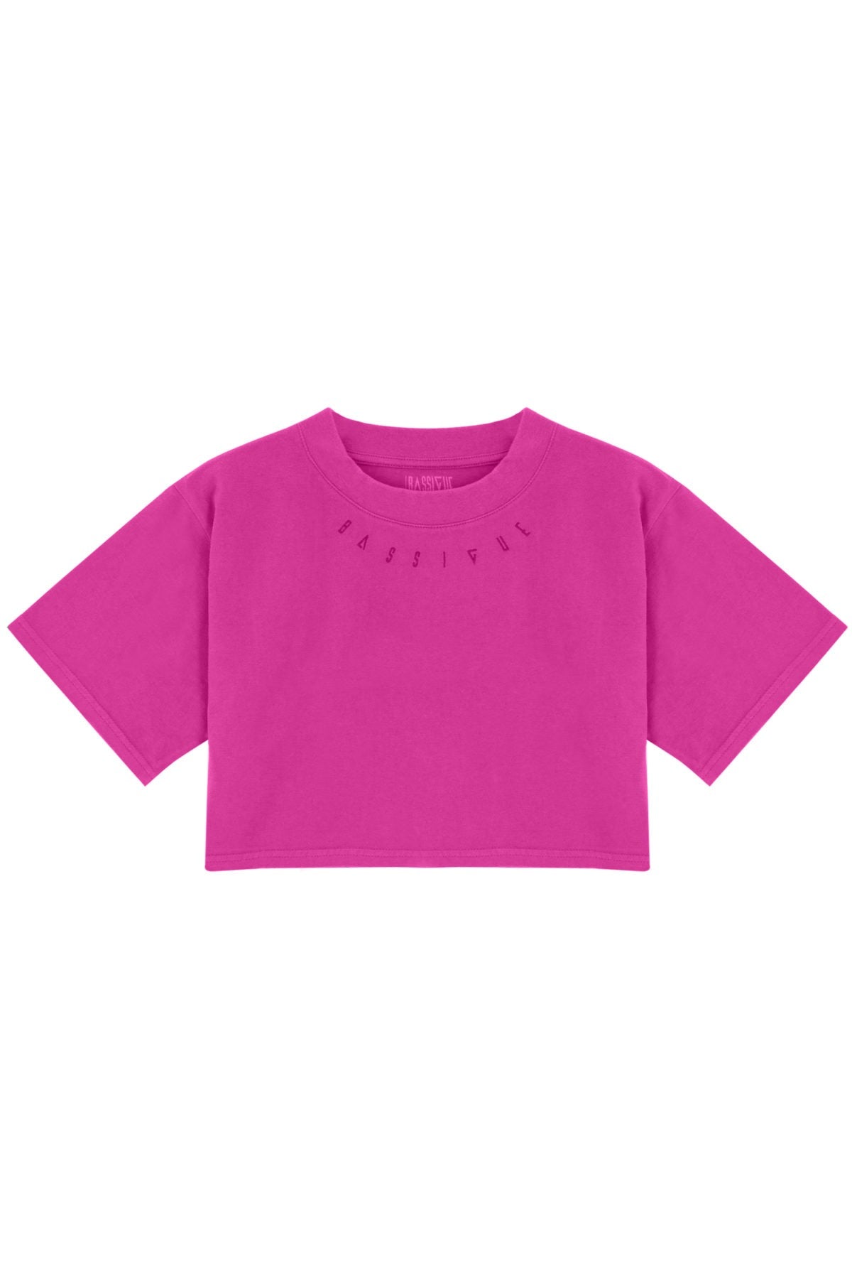 High Density Crop T-shirt - Cabaret Pink