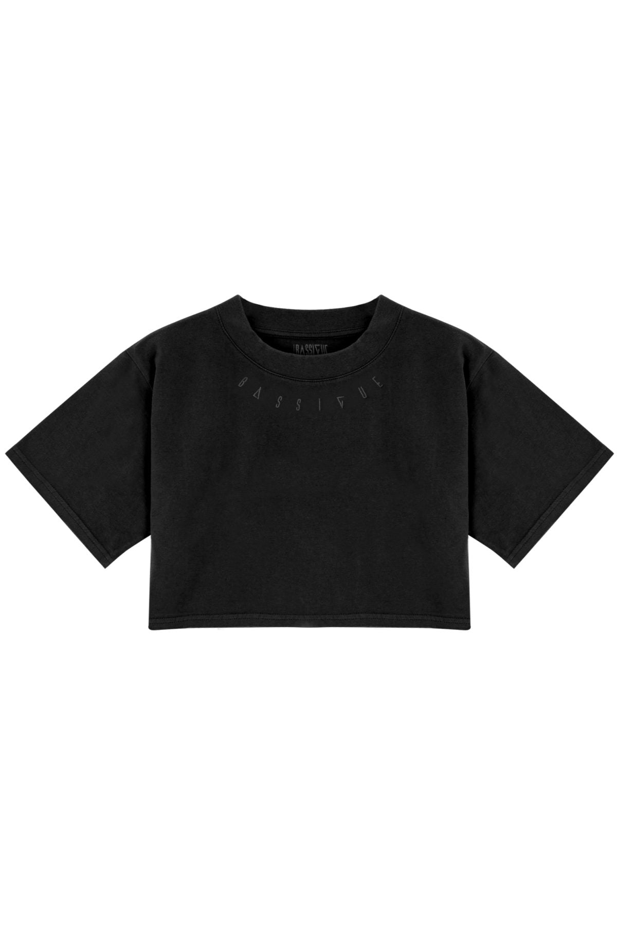 Crop T-shirt- Siyah