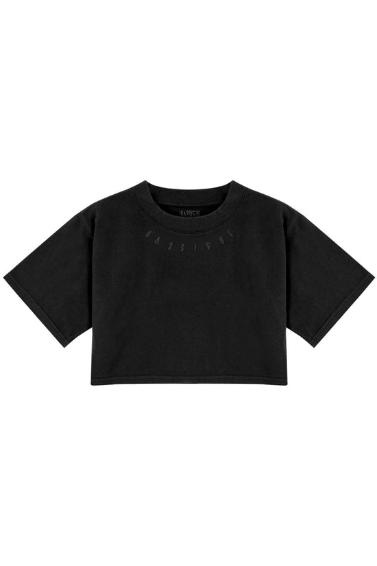 High Density Crop T-shirt - Black