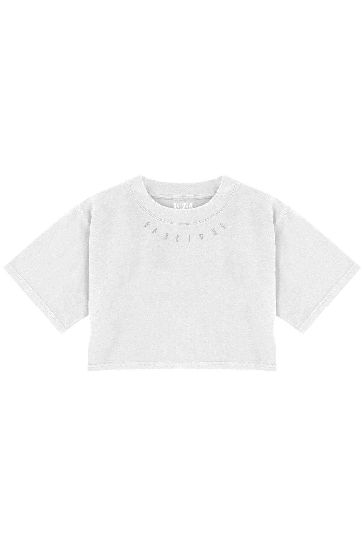 High Density Crop T-shirt - White