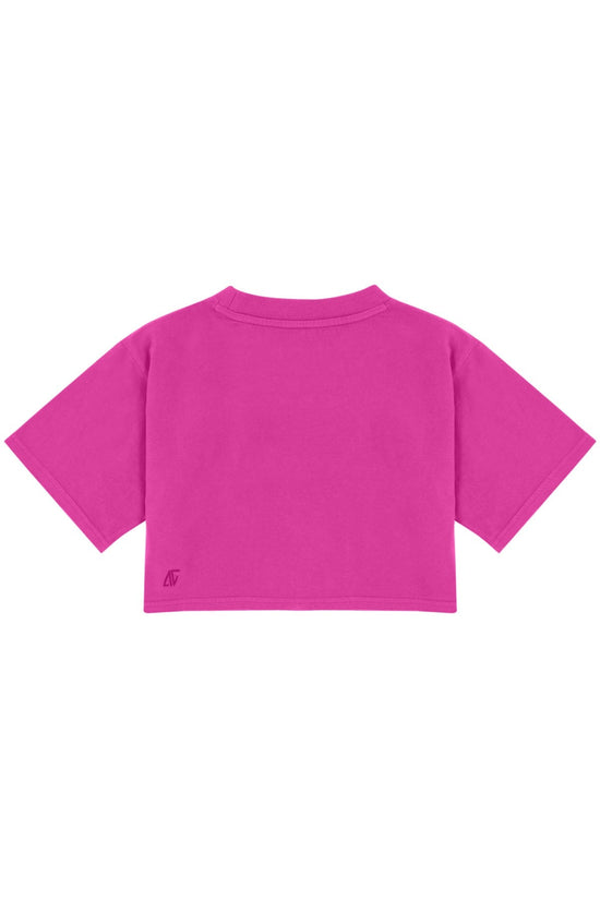 Load image into Gallery viewer, High Density Crop T-shirt - Cabaret Pink
