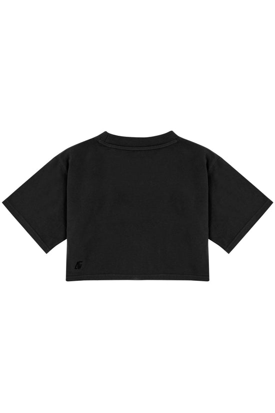 Crop T-shirt- Siyah