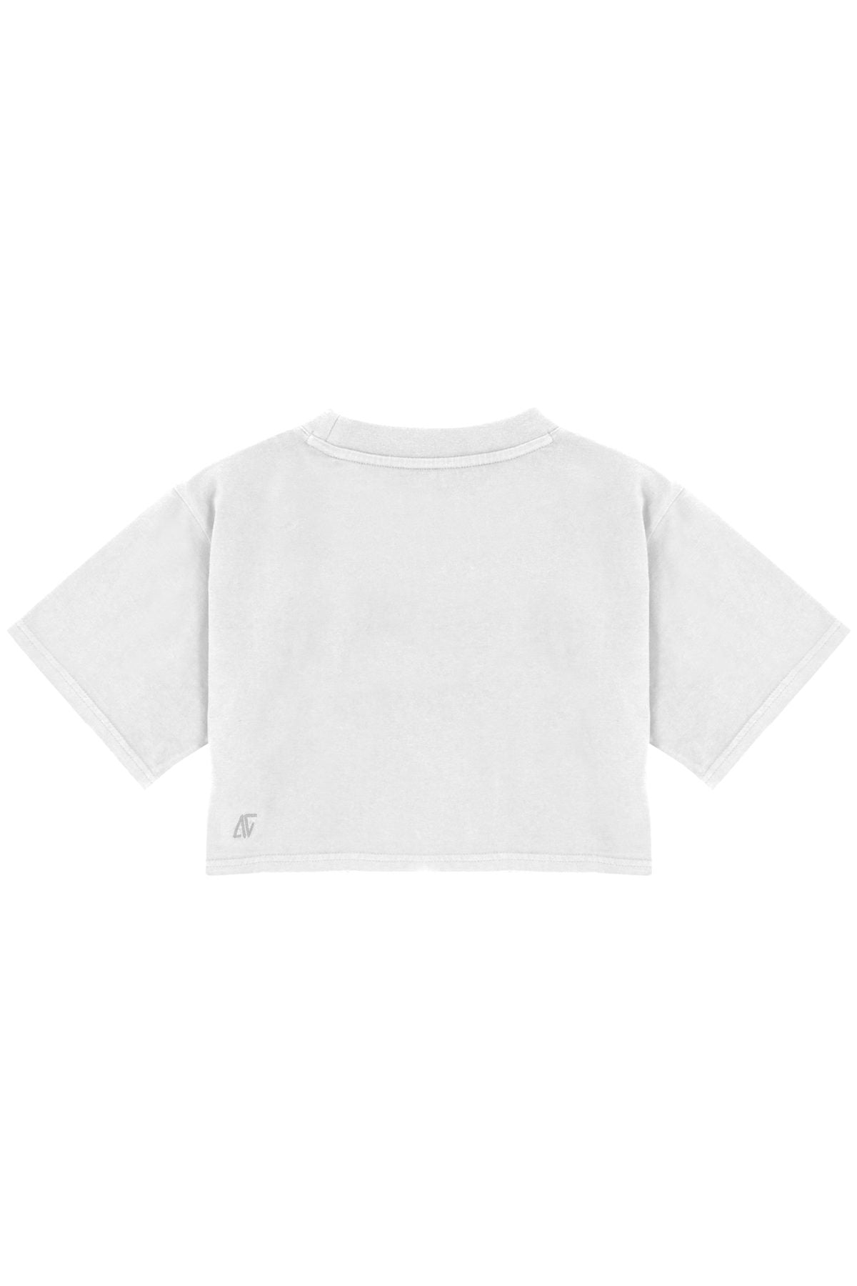 High Density Crop T-shirt - White