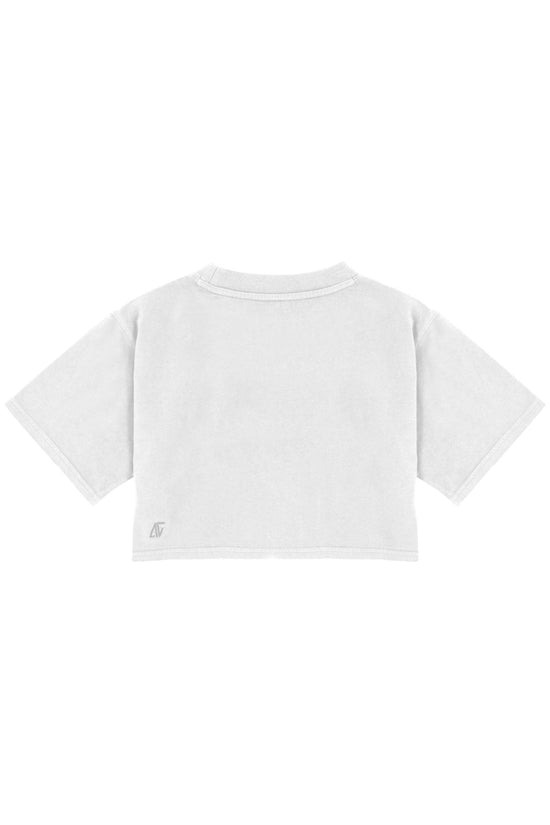 High Density Crop T-shirt - White
