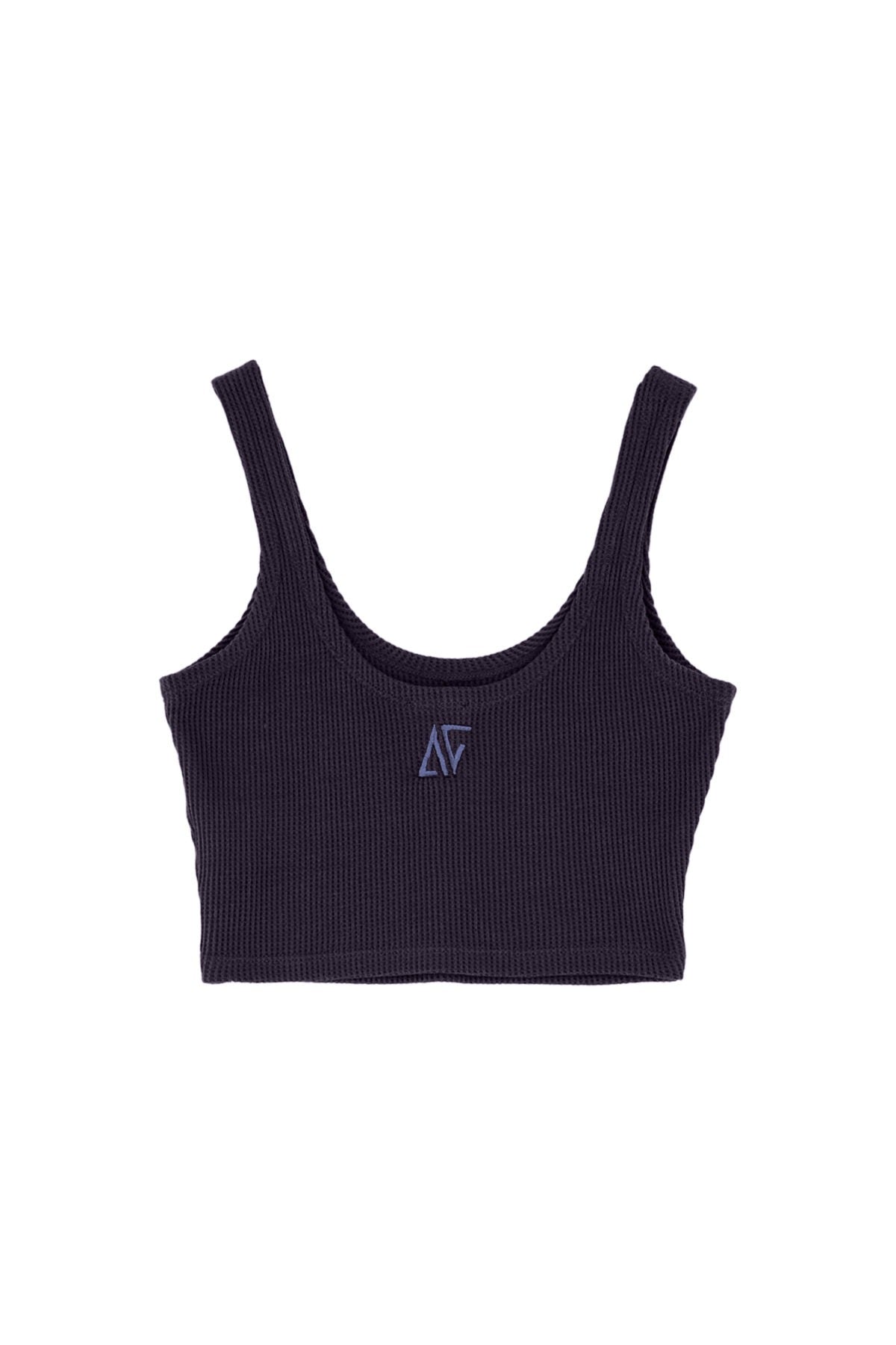 Waffle Tank Top - Dark Navy