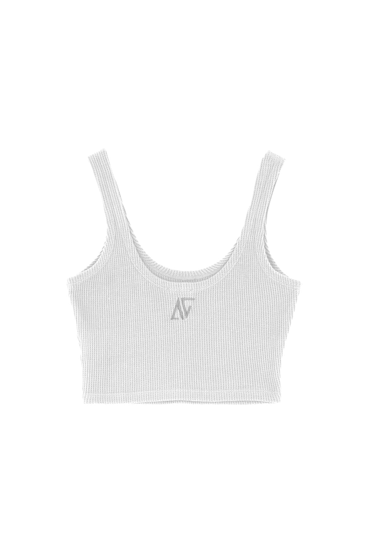 Waffle Tank Top - Eggshell