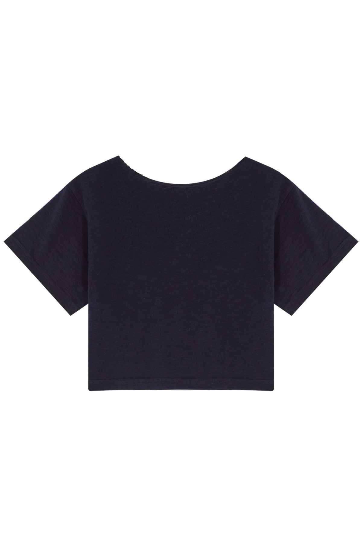 Crop T-shirt - Koyu Lacivert