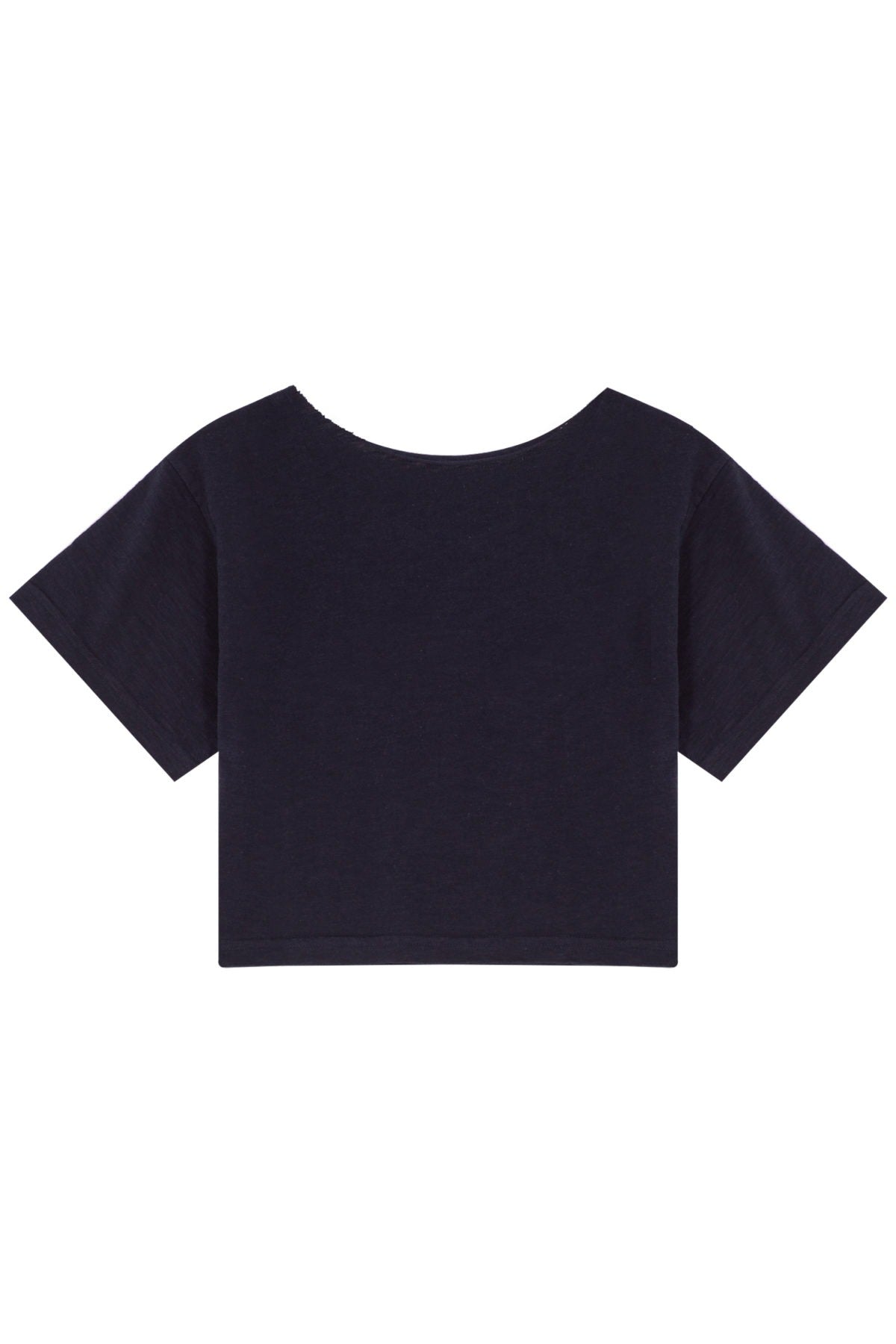 Cotton Crop T-Shirt - Dark Navy