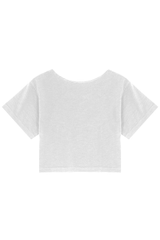 Cotton Crop T-Shirt - White