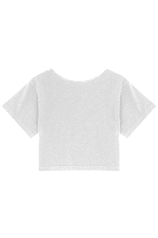 Cotton Crop T-Shirt - Eggshell