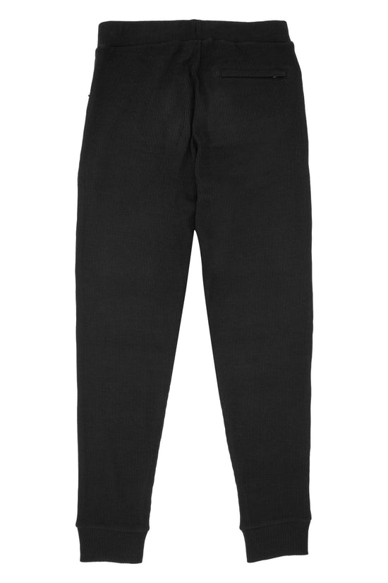 Waffle Sweatpants - Black