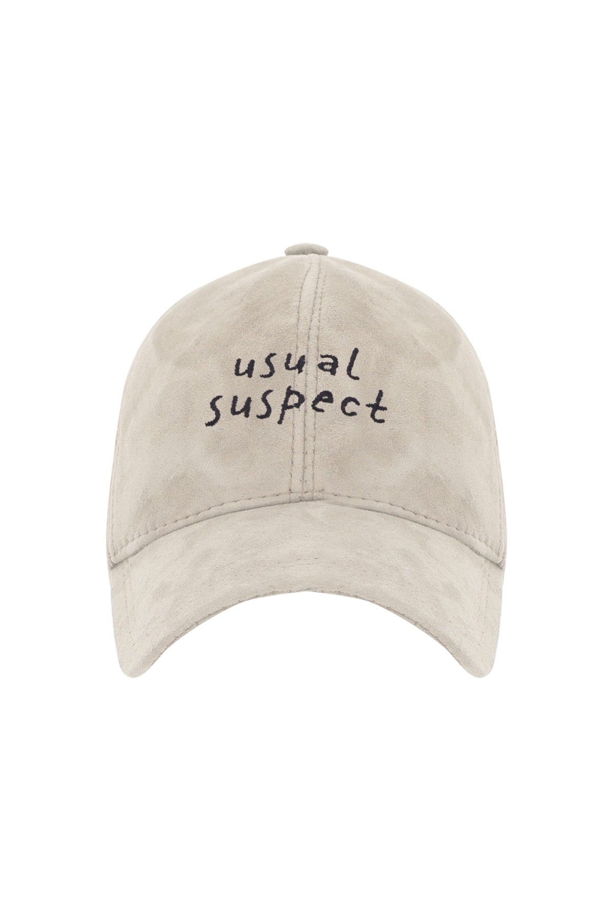 Usual Suspect Suede Leather Hat - Anthracite