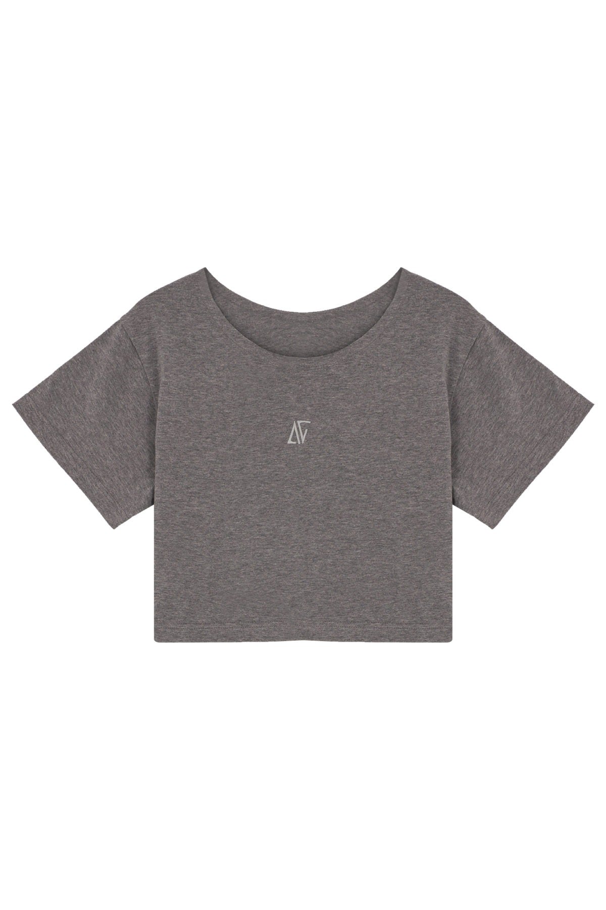 Cotton Crop T-Shirt - Grey