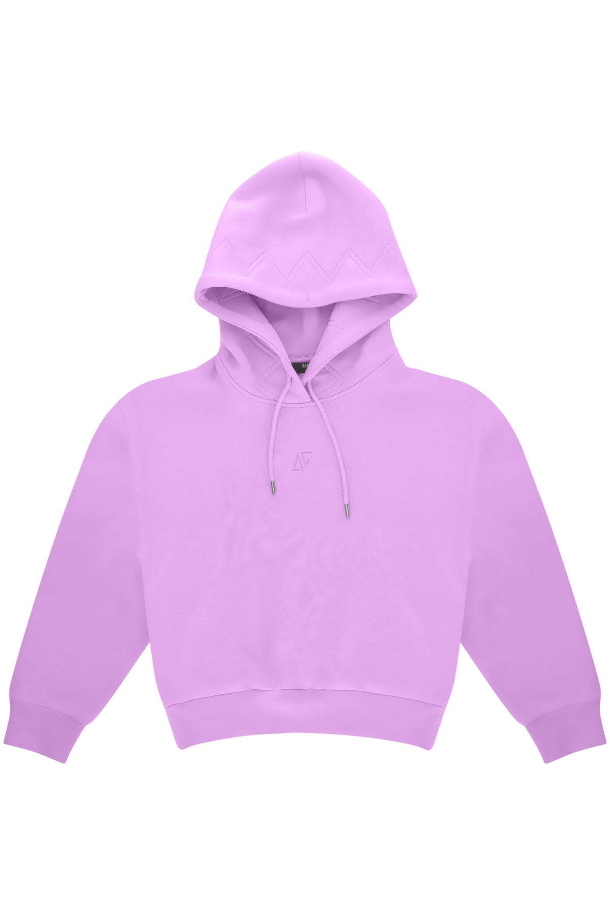 Crop Hoodie - Purple Chives