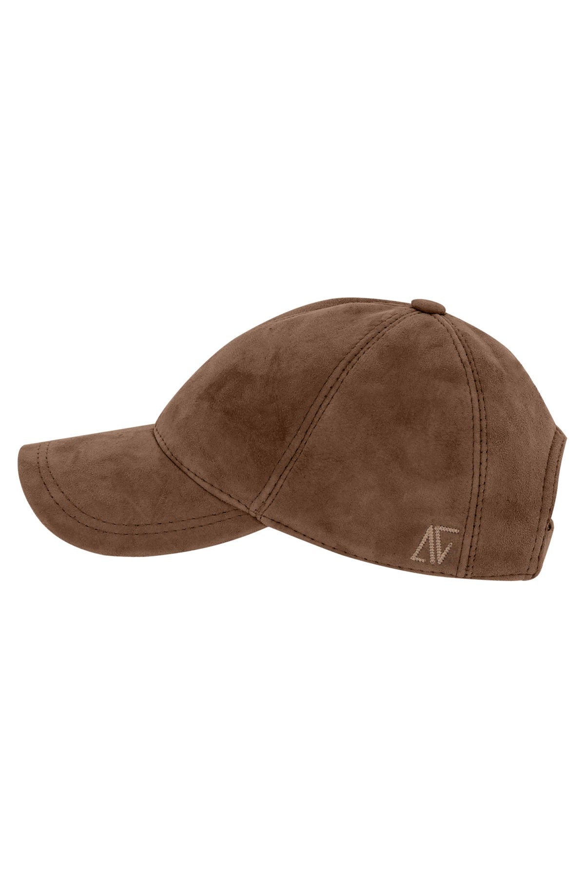 Invite Only Suede Leather Hat - Brown