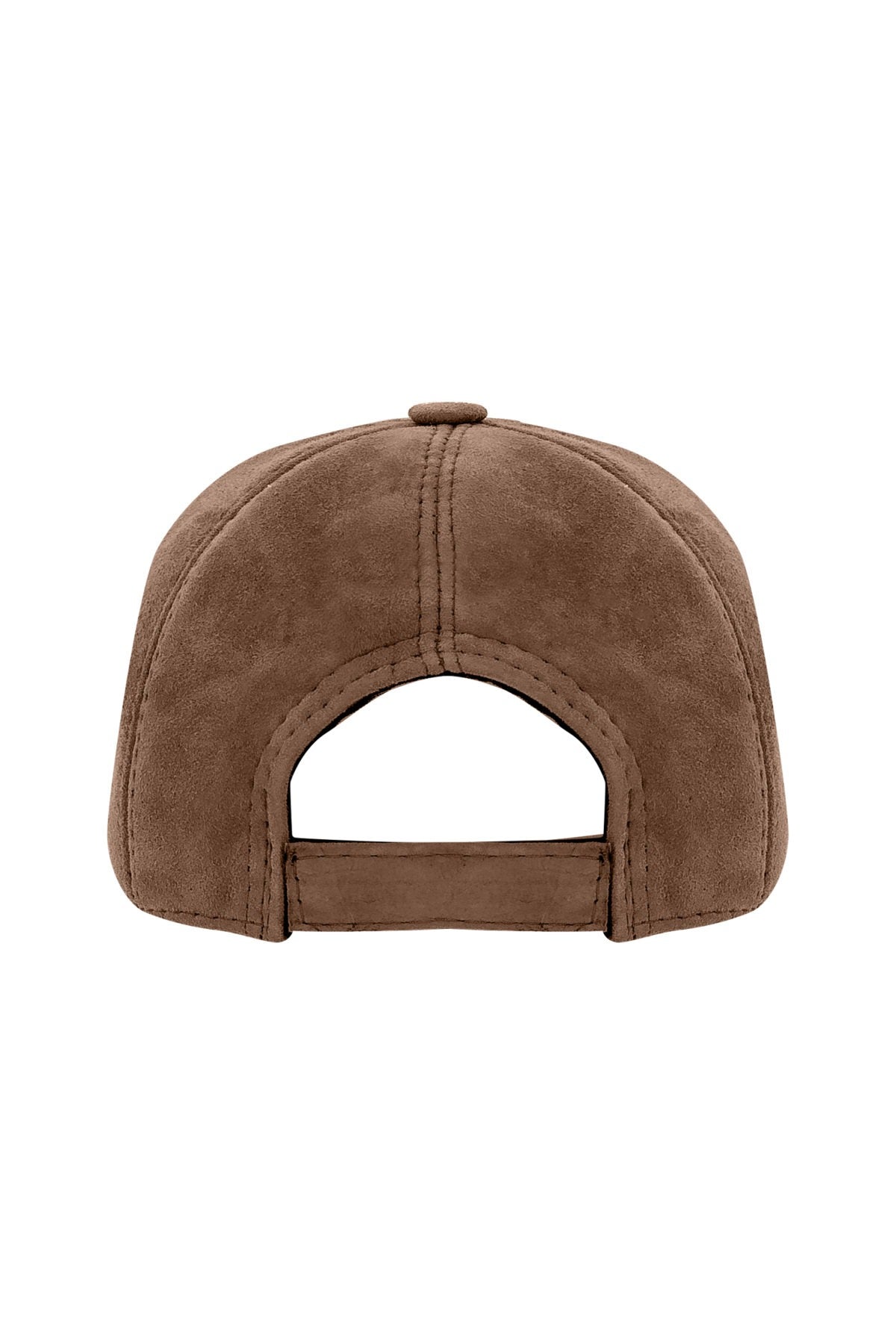 Invite Only Suede Leather Hat - Brown