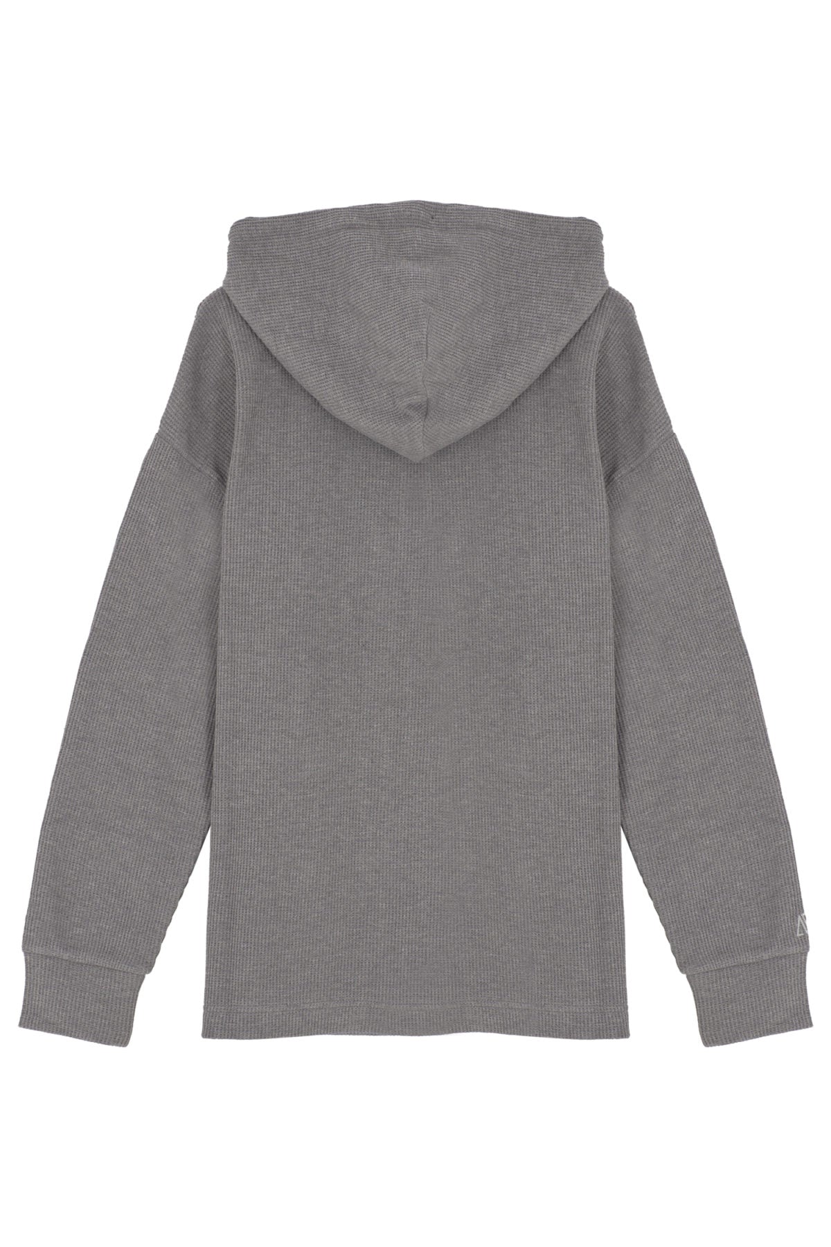 Waffle Fermuarlı Sweatshirt - Gri