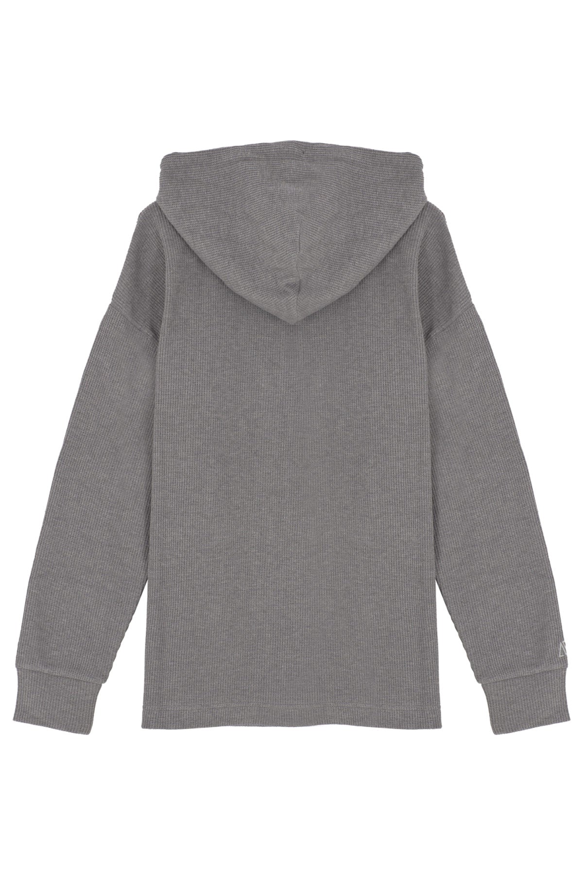 Waffle Zipper Sweatshirt - Grey