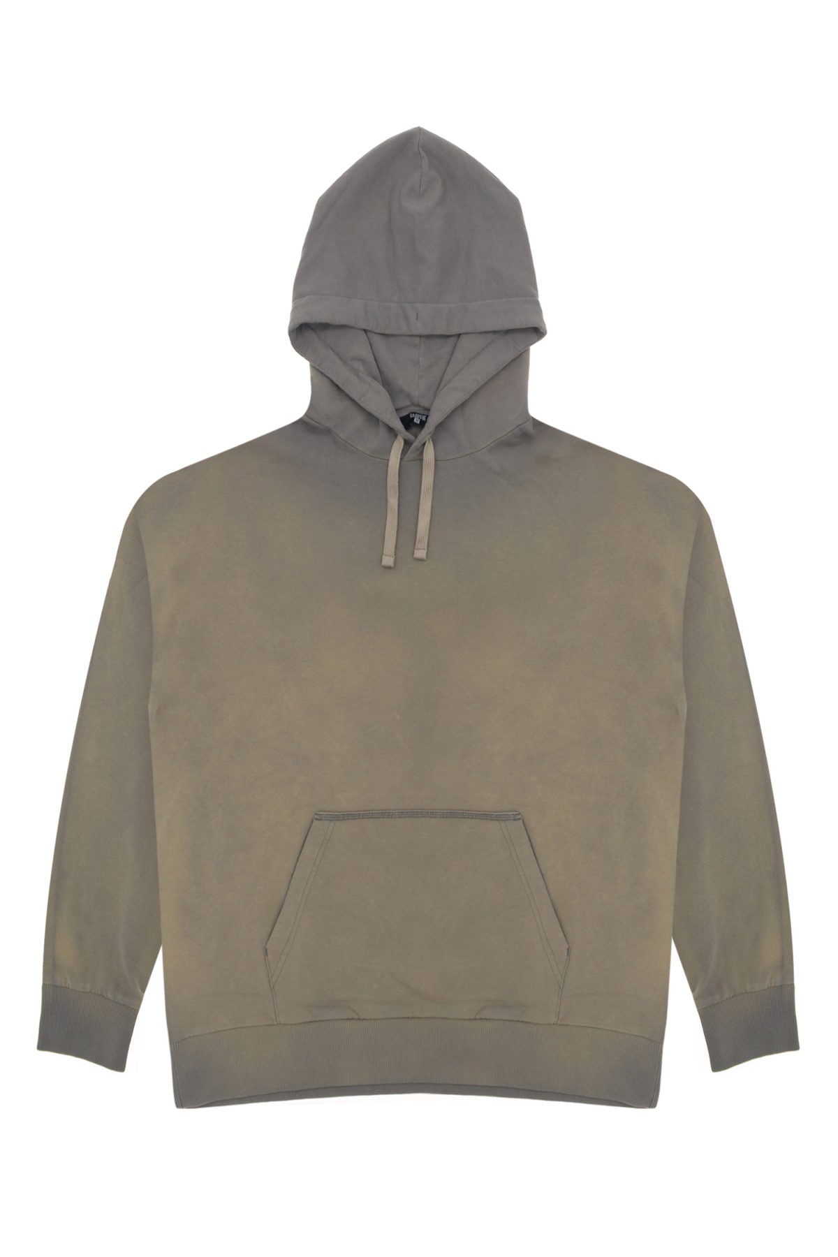 Cotton Hoodie - Acid Khaki
