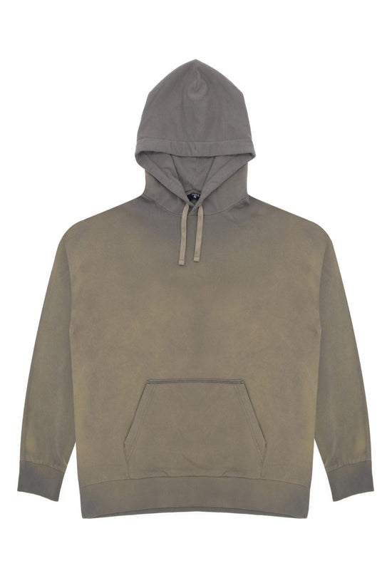Cotton Hoodie - Acid Khaki