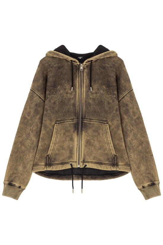 Cotton Zipper Sweatshirt