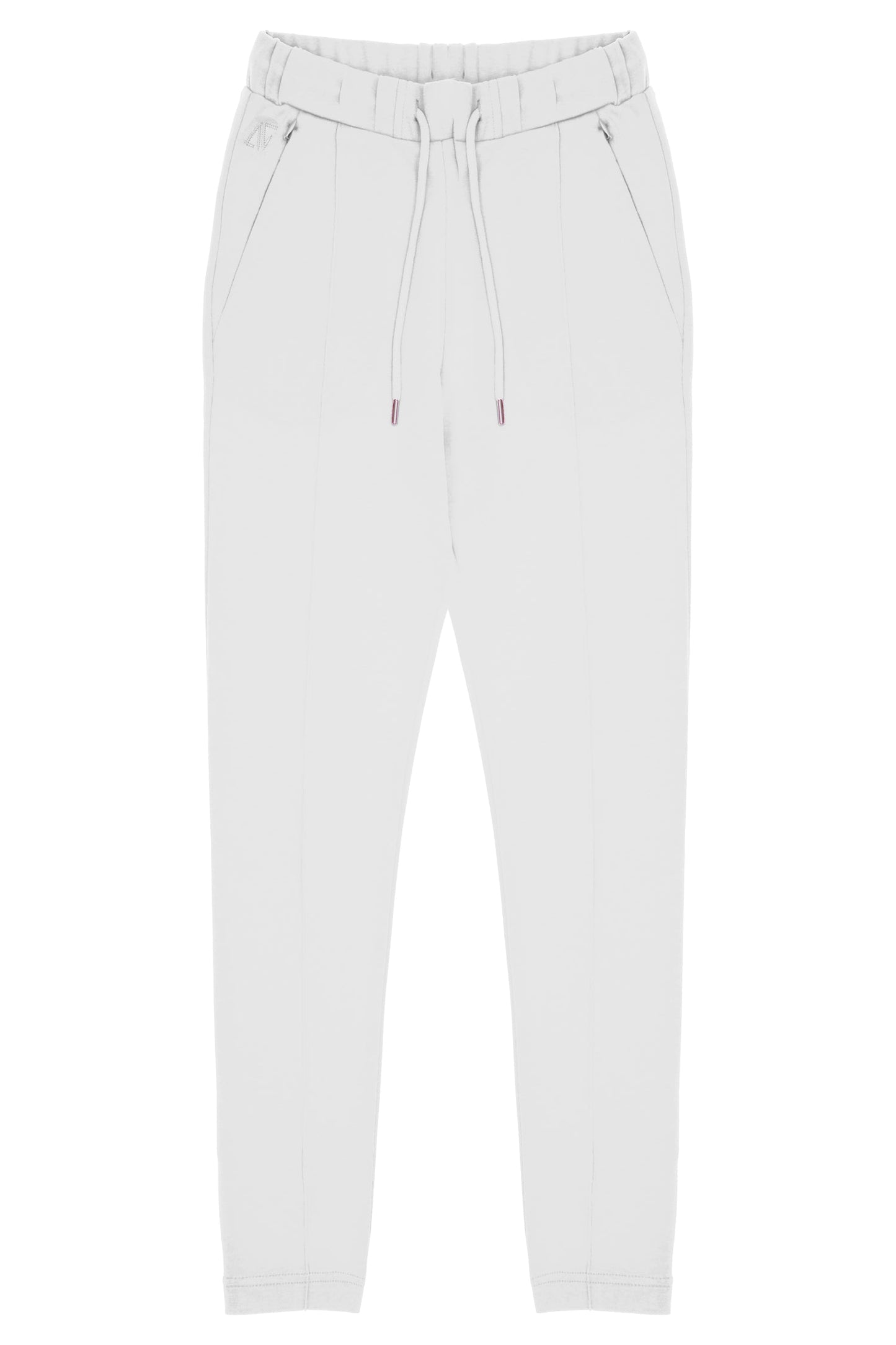  Cotton Skinny Sweatpants - Eggshell