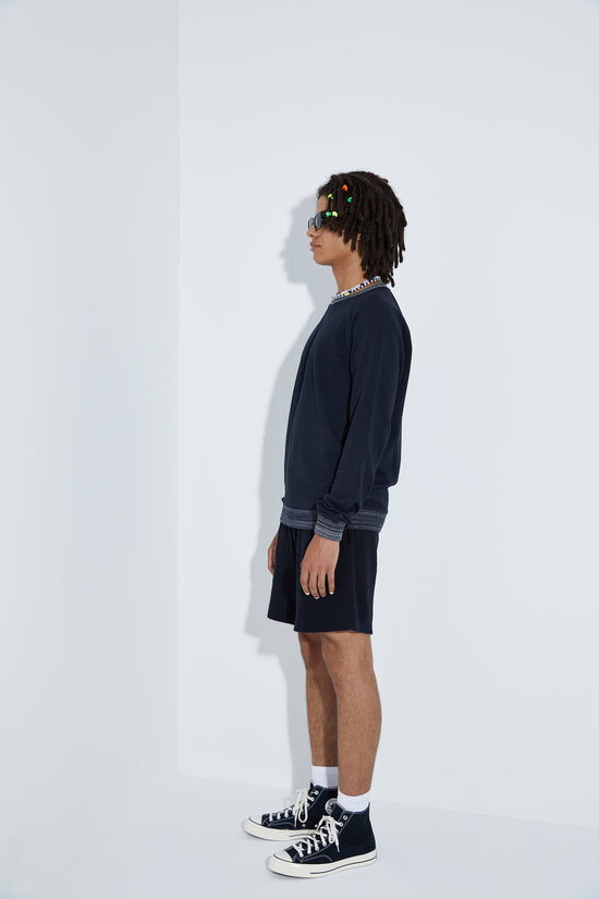 Knit Sweatshirt - Siyah