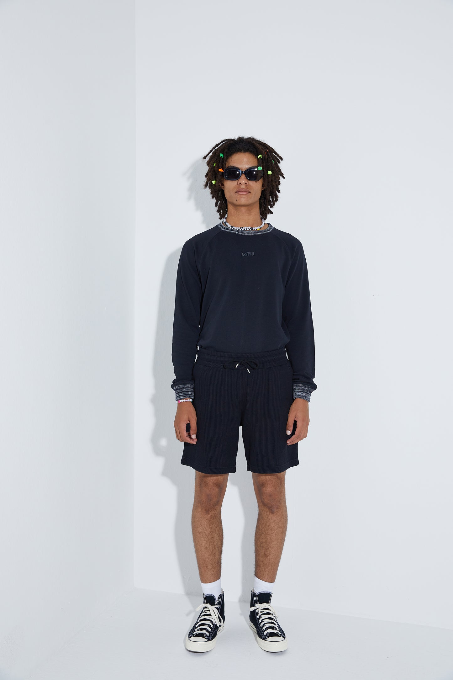 Waffle Shorts - Black